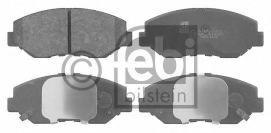 FEBI BILSTEIN 16552 Комплект гальмівних колодок, дискове гальмо
