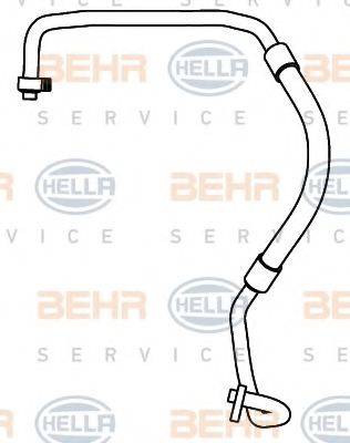 BEHR HELLA SERVICE 9GS351337451 Трубопровід низького тиску, кондиціонер