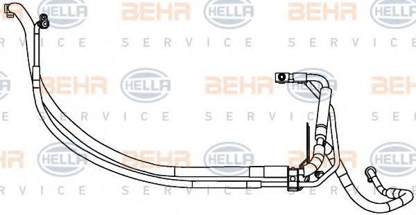 BEHR HELLA SERVICE 9GS351337681 Трубопровід високого/низкого тиску, кондиціонер