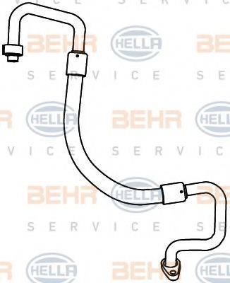 BEHR HELLA SERVICE 9GS351338121 Трубопровід високого/низкого тиску, кондиціонер