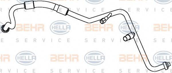 BEHR HELLA SERVICE 9GS351338151 Трубопровід високого/низкого тиску, кондиціонер