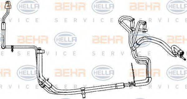 BEHR HELLA SERVICE 9GS351338361 Трубопровід високого/низкого тиску, кондиціонер