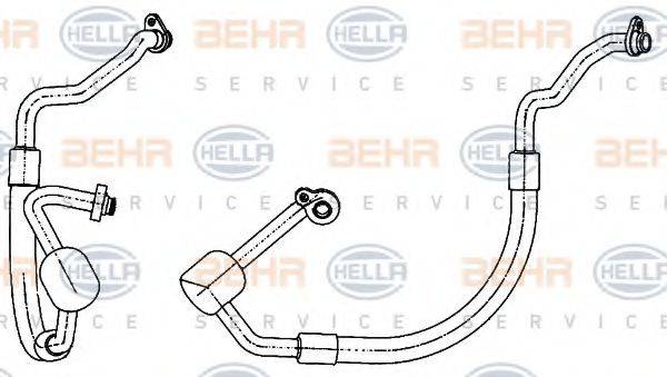 BEHR HELLA SERVICE 9GS351338511 Трубопровід низького тиску, кондиціонер