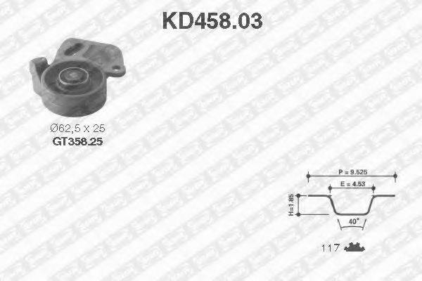 SNR KD45803 Комплект ременя ГРМ