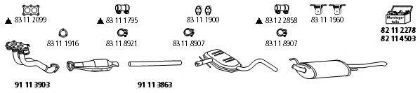 HJS VW704 Система випуску ОГ