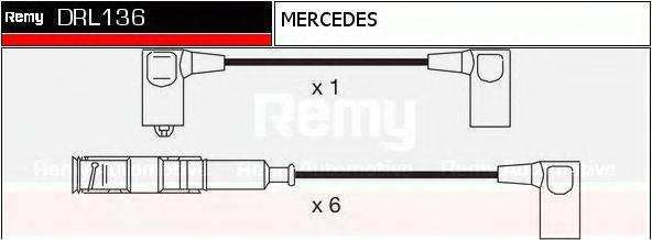 DELCO REMY DRL136 Комплект дротів запалювання