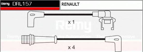 DELCO REMY DRL157 Комплект дротів запалювання