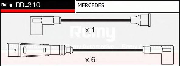 DELCO REMY DRL310 Комплект дротів запалювання