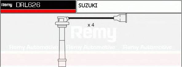 DELCO REMY DRL626 Комплект дротів запалювання