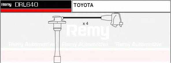 DELCO REMY DRL640 Комплект дротів запалювання