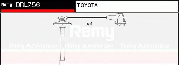 DELCO REMY DRL756 Комплект дротів запалювання