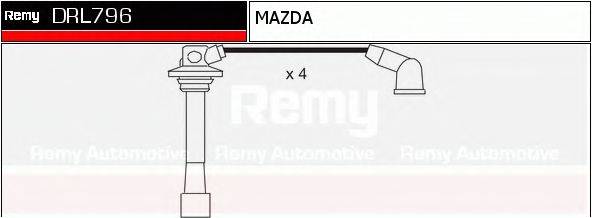 DELCO REMY DRL796 Комплект дротів запалювання