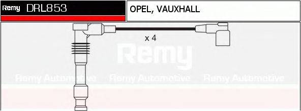 DELCO REMY DRL853 Комплект дротів запалювання