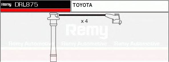 DELCO REMY DRL875 Комплект дротів запалювання