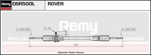 DELCO REMY DSR500L Рульовий механізм