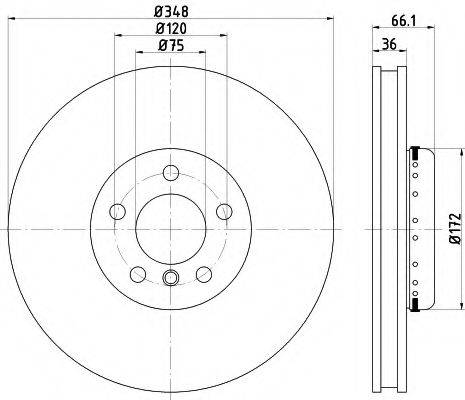 PAGID 65152 гальмівний диск