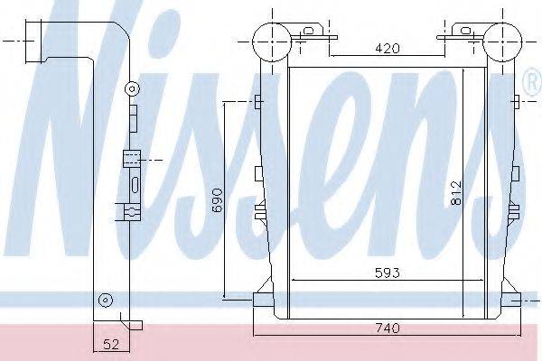 Інтеркулер NISSENS 97027 Інтеркулер NISSENS 97027