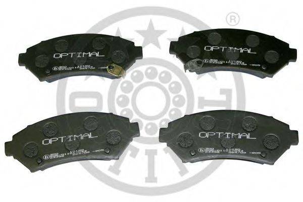 OPTIMAL 10190 Комплект гальмівних колодок, дискове гальмо