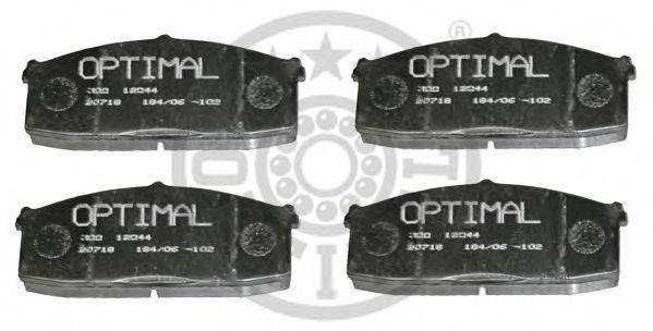 OPTIMAL 12044 Комплект гальмівних колодок, дискове гальмо