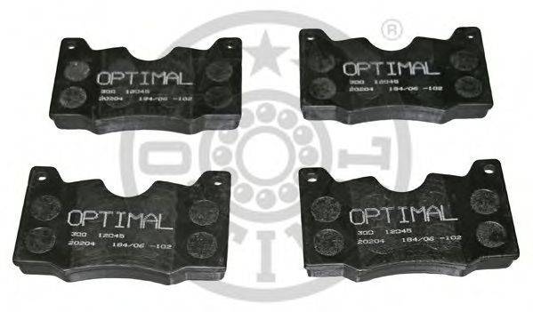 OPTIMAL 12045 Комплект гальмівних колодок, дискове гальмо
