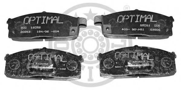 OPTIMAL 12052 Комплект гальмівних колодок, дискове гальмо