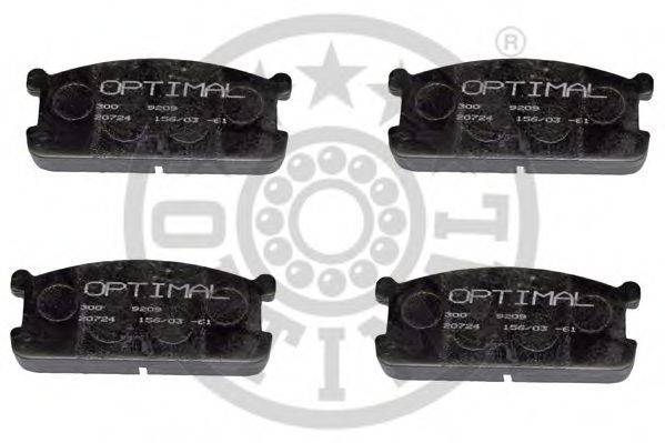 OPTIMAL 9209 Комплект гальмівних колодок, дискове гальмо
