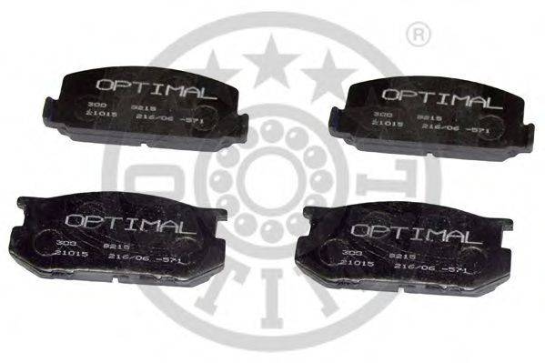 OPTIMAL 9215 Комплект гальмівних колодок, дискове гальмо