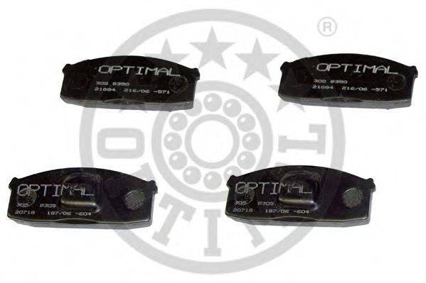 OPTIMAL 9305 Комплект гальмівних колодок, дискове гальмо