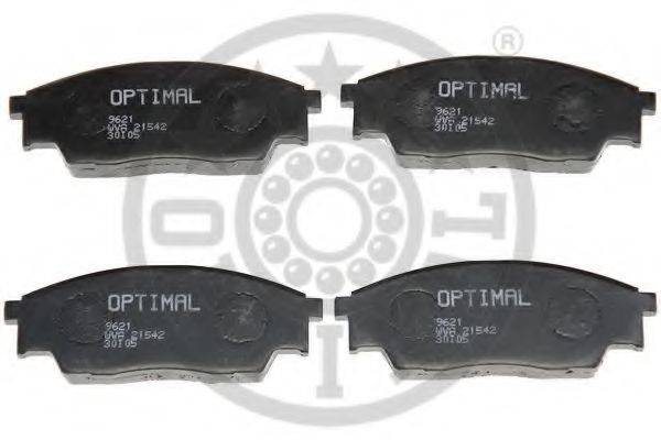 OPTIMAL 9621 Комплект гальмівних колодок, дискове гальмо