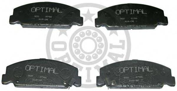 OPTIMAL 9786 Комплект гальмівних колодок, дискове гальмо