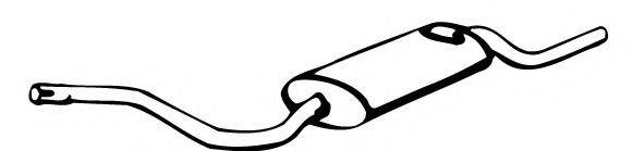 Глушник вихлопних газів кінцевий WALKER 04759 Глушник вихлопних газів кінцевий WALKER 04759