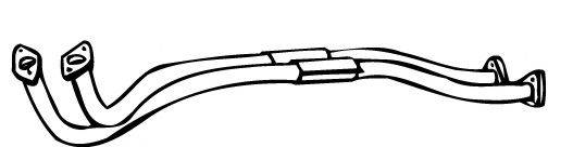 Труба вихлопного газу WALKER 13885 Труба вихлопного газу WALKER 13885