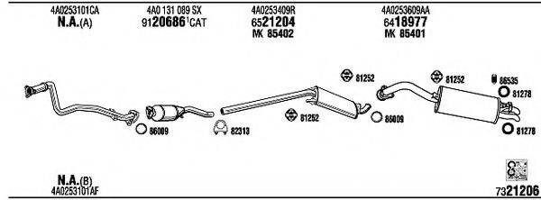 WALKER AD25119 Система випуску ОГ