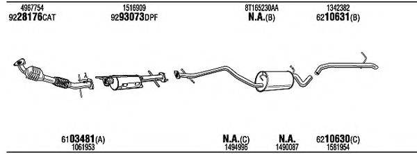 WALKER FOK16966DA Система випуску ОГ