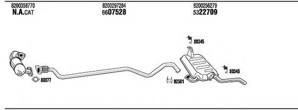 WALKER REH15476A Система випуску ОГ