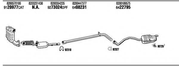 WALKER REH17734AB Система випуску ОГ