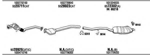 FONOS BW32045B Система випуску ОГ