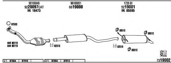 FONOS CI65009 Система випуску ОГ