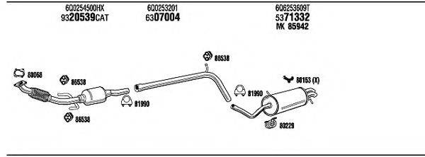 FONOS VW27009 Система випуску ОГ