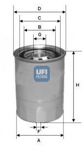UFI 2432700 Паливний фільтр