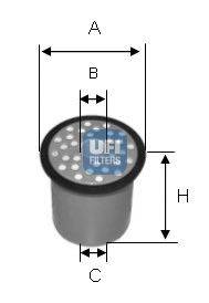 UFI 2438800 Паливний фільтр