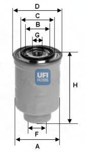 UFI 2439200 Паливний фільтр