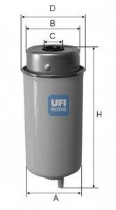 UFI 2443200 Паливний фільтр