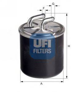 UFI 2443600 Паливний фільтр