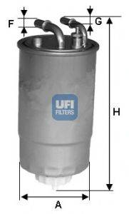 UFI 24ONE02 Паливний фільтр