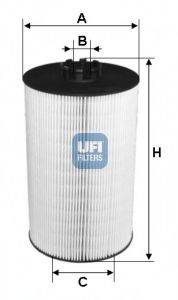UFI 2500700 Масляний фільтр
