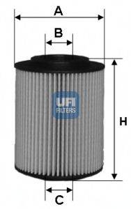UFI 2502800 Масляний фільтр