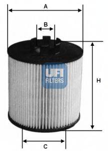 UFI 2504700 Масляний фільтр