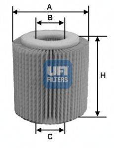 UFI 2505600 Масляний фільтр