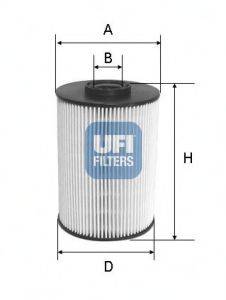 UFI 2603700 Паливний фільтр